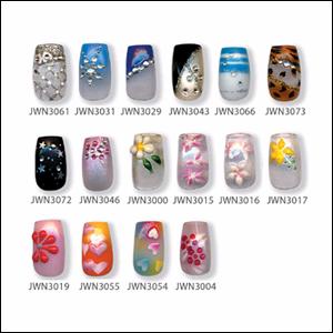 Jewel Full Cover Nails Made in Korea
